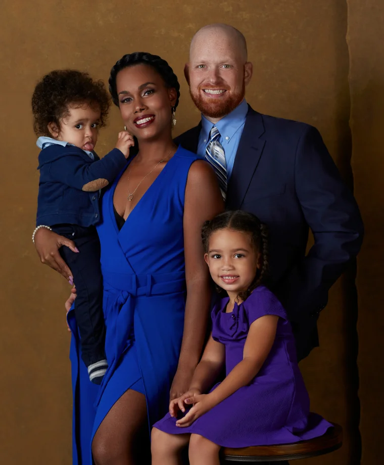 Family Portrait created by Colt Melrose Photography at his Houston Photography Studio